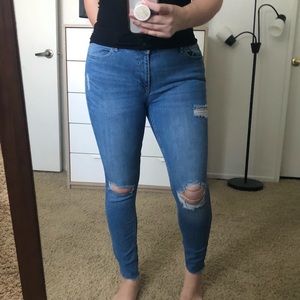 Old Navy skinny ripped Rockstar jeans
